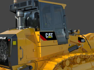 Caterpillar Crawler Loaders 963D 3D Model