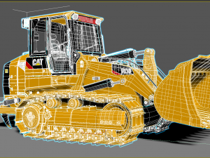 Caterpillar Crawler Loaders 963D 3D मॉडल