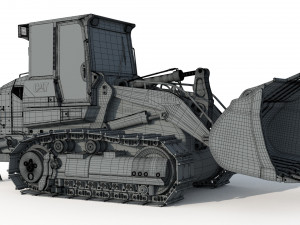 Caterpillar Crawler Loaders 963D 3D मॉडल
