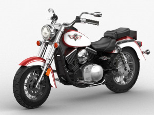 Kawasaki Vulcan Classic 1500 3D Model