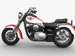 Kawasaki Vulcan Classic 1500 3D Model