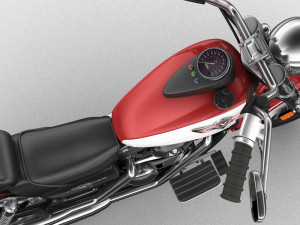Kawasaki Vulcan Classic 1500 3D Model