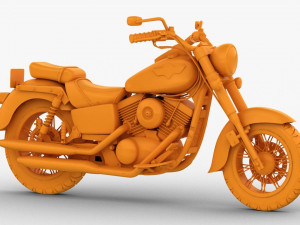 Kawasaki Vulcan Classic 1500 3D Model