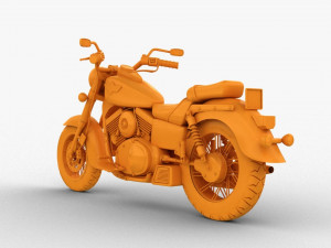 Kawasaki Vulcan Classic 1500 3D Model