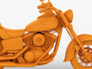 Kawasaki Vulcan Classic 1500 3D Model