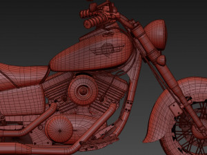 Kawasaki Vulcan Classic 1500 3D Model