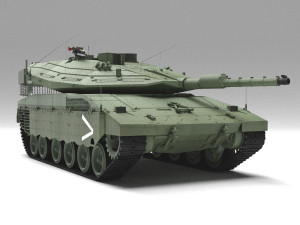 Tank Merkava Mark IV Modelo 3D