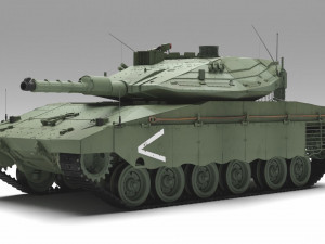 Tank Merkava Mark IV Model 3D