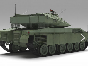 Tank Merkava Mark IV Model 3D
