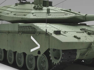 Tank Merkava Mark IV 3D Model