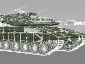 Tank Merkava Mark IV Model 3D