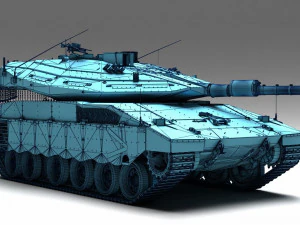 Tank Merkava Mark IV 3D Model