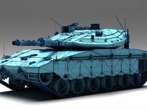 Tank Merkava Mark IV Model 3D