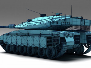 Tank Merkava Mark IV Model 3D