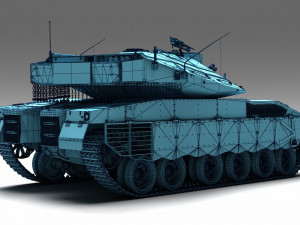 Tank Merkava Mark IV Model 3D