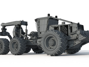 Tigercat Skidder Forestry Loader 635 E 3D मॉडल