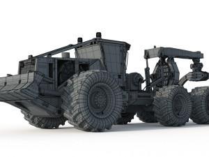 Tigercat Skidder Forestry Loader 635 E 3D मॉडल