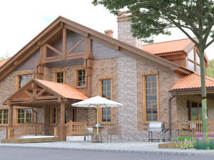 House castle Model 3D