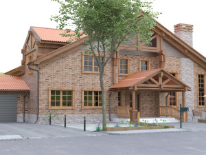 House castle Model 3D