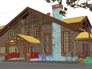 House castle Model 3D
