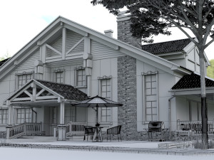 House castle Model 3D