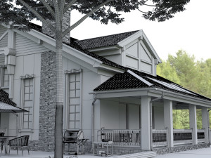 House castle Model 3D