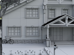 House castle Model 3D