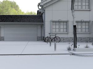 House castle Model 3D