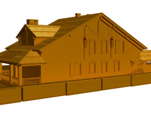 House castle Model 3D