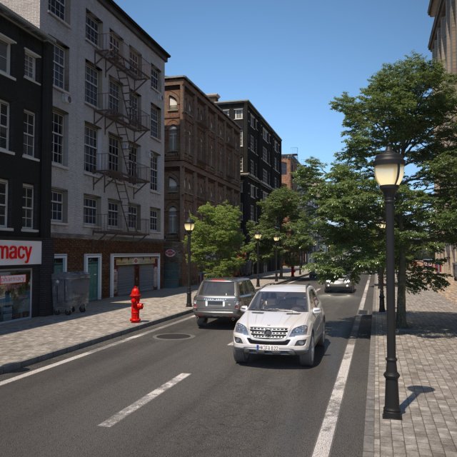 City Modèle 3D .c4d .max .obj .3ds .fbx .stl .blend 