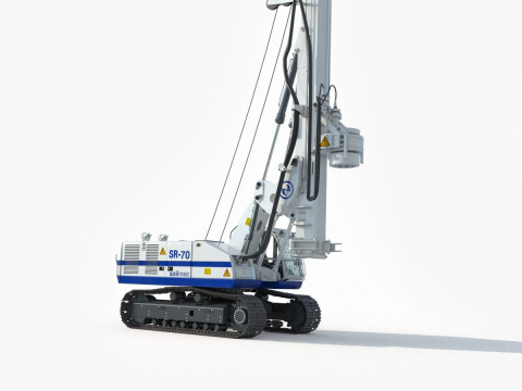 Soilmec SR 70 Drilling Rig 3D Модель