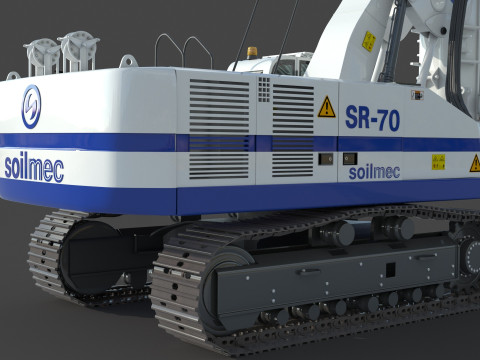 Soilmec SR 70 Drilling Rig 3D 모델