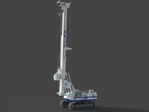 Soilmec SR 70 Drilling Rig 3D 모델