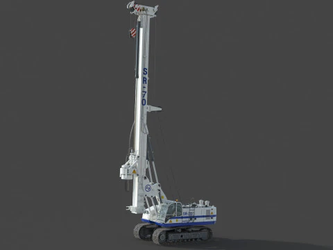 Soilmec SR 70 Drilling Rig 3D Model