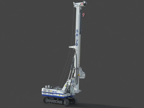 Soilmec SR 70 Drilling Rig 3D Model