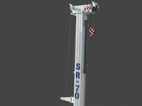 Soilmec SR 70 Drilling Rig 3D 모델
