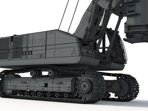Soilmec SR 70 Drilling Rig 3D 모델