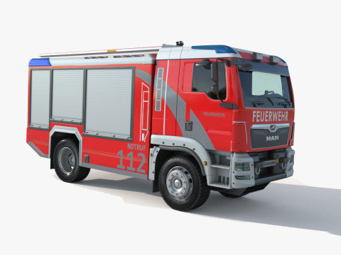 Florian Berlin TLF 4000 3D Модель