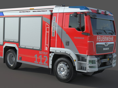 Florian Berlin TLF 4000 Model 3D