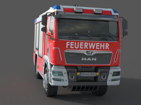 Florian Berlin TLF 4000 Model 3D