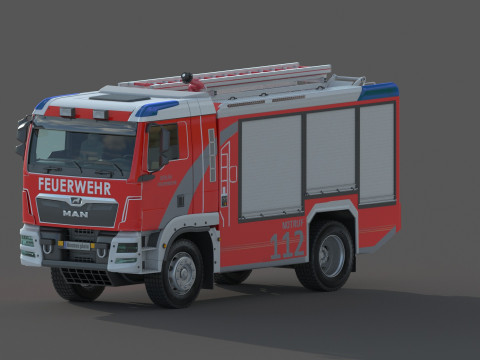 Florian Berlin TLF 4000 Model 3D