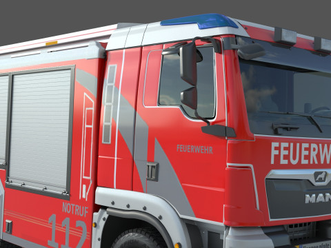 Florian Berlin TLF 4000 Model 3D