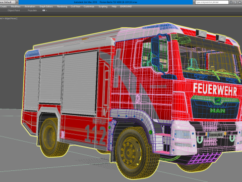 Florian Berlin TLF 4000 Model 3D