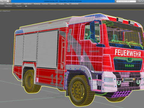 Florian Berlim TLF 4000 Modelo 3D