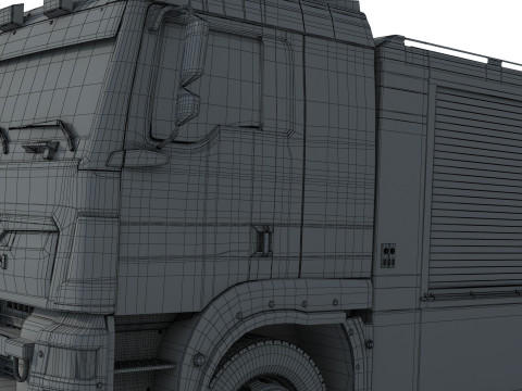 Florian Berlin TLF 4000 Model 3D