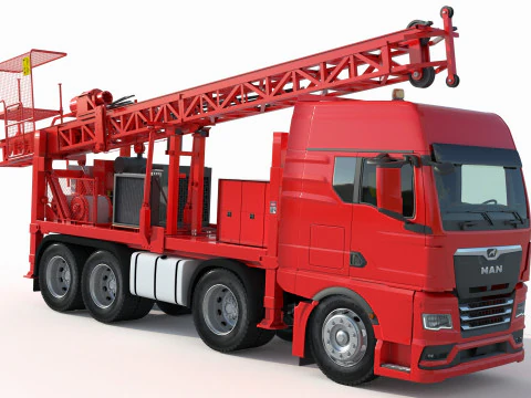 Hombre Sandvik Taladro Modelo 3D