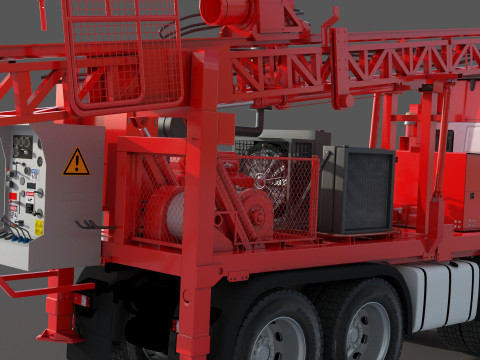 Man Sandvik Drill Modelo 3D