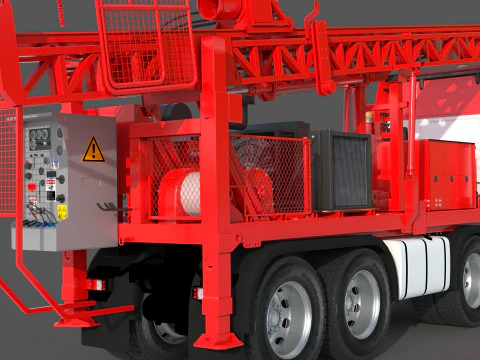 Hombre Sandvik Taladro Modelo 3D