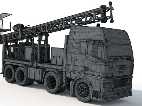 Hombre Sandvik Taladro Modelo 3D