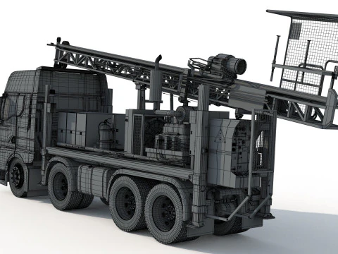 Hombre Sandvik Taladro Modelo 3D